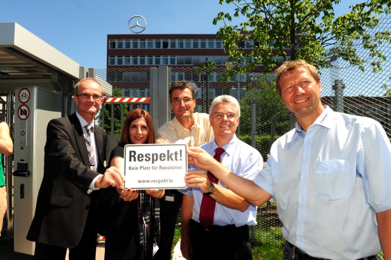Dr. Willi Reiss, Landesministerin Bilkay &Ouml;ney, Knut Kircher, Erich Klemm und Guido Buchwald