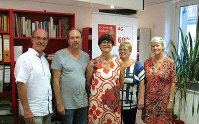 Saskia Esken in der Bildmitte