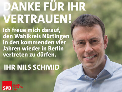 Dank an die Wählerinnen und Wähler