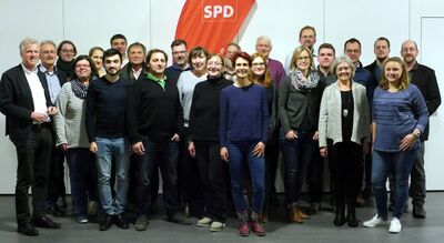 Die Kandidaten der SPD: Bislang haben die Sozialdemokraten fünf Sitze im Herrenberger Rat GB-Foto: gb