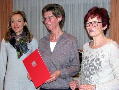 Doris Berweiler geehrt, 40 Jahre in der SPD