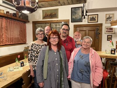 SPD Gärtringen Vorstand 2026 v.li.n.re. G.Hörz, M.Gengenbach, E.Klump-Röhm, R.Bauer, K.Röhm, I.Dietz